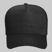 OTTO CAP 5 Panel Mid Profile Mesh Back Trucker Hat