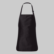 Full-Length Apron with Pouch Pocket