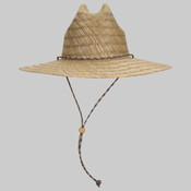 OTTO CAP Straw Lifeguard Hat w/ Adjustable Cord