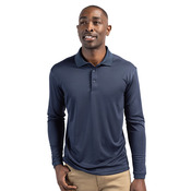 Clique Ice Pique Mens Long Sleeve Tech Polo