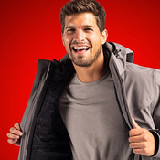 Clique Cornice 3-in-1 Eco Waterproof Parka + Inner Layer Full Zip Mens Jacket System