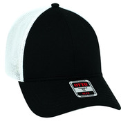 OTTO CAP "OTTO FLEX" Fitted 6 Panel Low Profile Mesh Back Trucker Hat