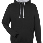 Unisex Midweight Varsity Contrast Hooded Sweatshirt
