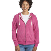 Ladies' Snow Heather Full-Zip Hooded Sweatshirt